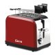 Girmi TP56 6 2 fetta/e 850 W Rosso, Acciaio inox 2