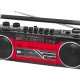 Trevi PORTABLE RADIO RECORDER USB SD WIRELESS CASSETTA RR 501 BT RED 4