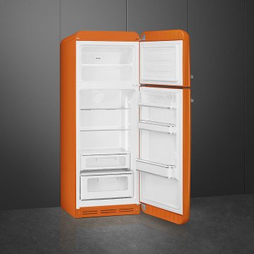 Smeg FAB30ROR3 frigorifero con congelatore Libera installazione 294 L Arancione