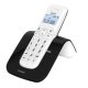 Saiet SLIDE Telefono DECT Identificatore di chiamata Nero, Bianco 2