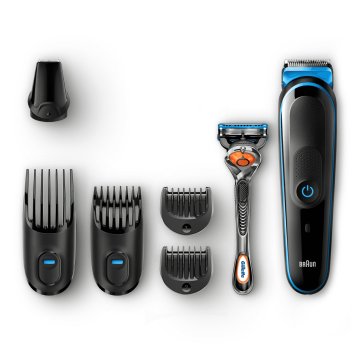 Braun Multigroomer Rifinitore 7-In-1 Tutto-In-1 MGK5045 Rasoio Barba Elettrico E Tagliacapelli - Nero/