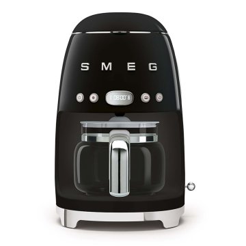 Smeg Macchina da Caffè Filtro 50's Style – Nero LUCIDO – DCF02BLEU