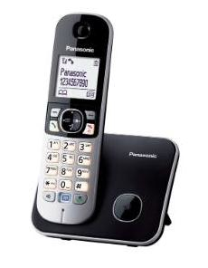 Panasonic KX-TG6811 Telefono DECT Identificatore di chiamata Nero, Bianco