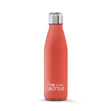 The Steel Bottle Grip Uso quotidiano 1000 ml Stainless steel Corallo