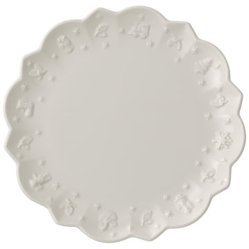 Villeroy & Boch 1486582620 piatto piano Piatto da portata Rotondo Porcellana Bianco 1 pz