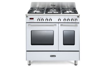 De’Longhi MEM 965T WX ED cucina Cucina freestanding Elettrico Gas Acciaio inox, Bianco A