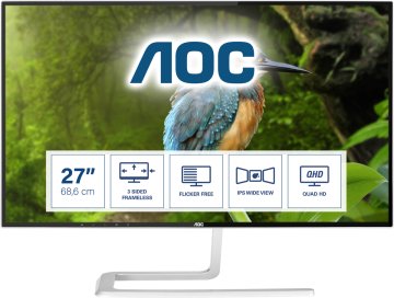 AOC 81 Series Q2781PQ Monitor PC 68,6 cm (27") 2560 x 1440 Pixel Quad HD LED Nero