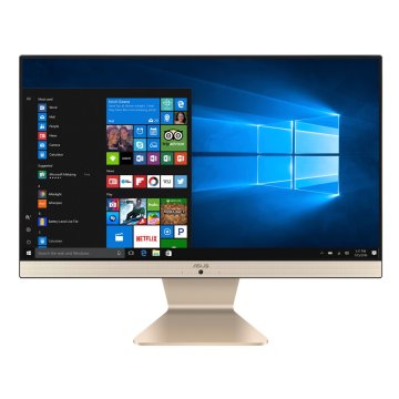 ASUS Vivo AiO V222UAK-BA054R Intel® Core™ i3 i3-8130U 54,6 cm (21.5") 1920 x 1080 Pixel 4 GB DDR4-SDRAM 256 GB SSD Windows 10 Pro Nero, Oro