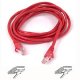 Belkin Cable patch CAT5 RJ45 snagless 1m red cavo di rete Rosso 2