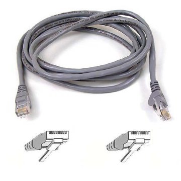 Belkin 3m Cat.6 UTP cavo di rete Grigio Cat6 U/UTP (UTP)