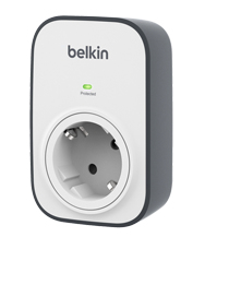 Belkin BSV102vf Nero, Bianco 1 presa(e) AC