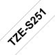Brother TZE-S251 nastro per etichettatrice Nero su bianco TZ 2