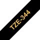 Brother TZE-344 nastro per etichettatrice Oro su nero 2