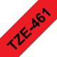 Brother TZE-461 nastro per etichettatrice Nero su rosso 2