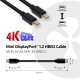 CLUB3D Mini DisplayPort 1.2 HBR2 Cable M/M 2m/6.56ft 4K60Hz 5
