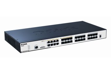 D-Link DGS-3120-24SC/SI switch di rete Gestito L2+ Nero