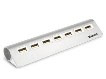 Hamlet 7 port usb 2.0 hub a 7 porte 480Mbps