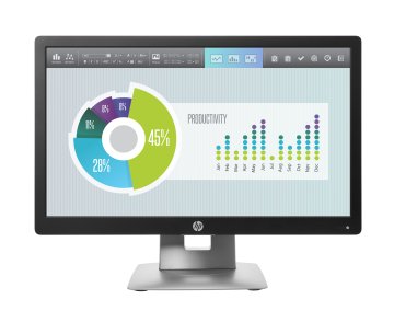 HP EliteDisplay E202 Monitor PC 50,8 cm (20") 1600 x 900 Pixel HD+ LED Nero, Argento