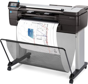 HP Designjet Impresora multifunción de 24" T830 stampante grandi formati Wi-Fi Ad inchiostro A colori 2400 x 1200 DPI