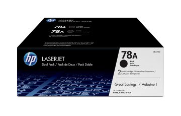 HP Confezione da 2 cartucce originali di Toner nero LaserJet 78A