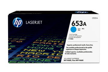 HP Cartuccia toner originale ciano LaserJet 653A