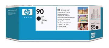 HP Testina di stampa e dispositivi di pulizia testina nero DesignJet 90