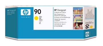 HP Testina di stampa e dispositivi di pulizia giallo DesignJet 90