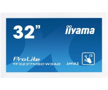 iiyama ProLite TF3237MSC-W3AG Monitor PC 80 cm (31.5") 1920 x 1080 Pixel Full HD LED Touch screen Capacitivo Bianco