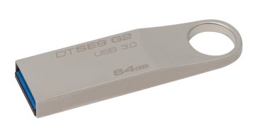 Kingston Technology DataTraveler SE9 G2 64GB unità flash USB USB tipo A 3.2 Gen 1 (3.1 Gen 1) Argento