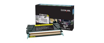 Lexmark X748H1YG cartuccia toner 1 pz Originale Giallo