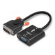 Lindy 38189 cavo e adattatore video 0,1 m DVI-D VGA (D-Sub) Nero 6