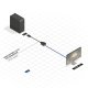 Lindy 41004 cavo e adattatore video 0,15 m DisplayPort DVI-D Nero 4
