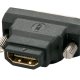 Lindy 41228 adattatore per inversione del genere dei cavi HDMI-A FM DVI-D M Nero 3