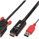 Lindy 41455 cavo e adattatore video 1 m HDMI + USB VGA (D-Sub) Nero 2
