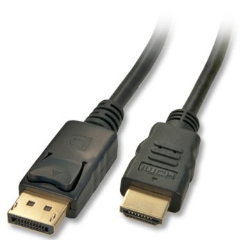 Lindy 41480 cavo e adattatore video 1 m DisplayPort HDMI Nero