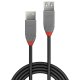 Lindy 36703 cavo USB 2 m USB 2.0 USB A Nero, Grigio 3