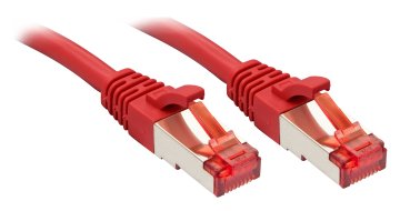 Lindy Cat.6 S/FTP 1m cavo di rete Rosso Cat6 S/FTP (S-STP)