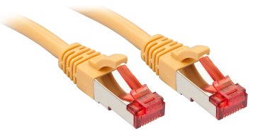 Lindy RJ-45 Cat.6 S/FTP 0.5m cavo di rete Giallo 0,5 m Cat6 S/FTP (S-STP)