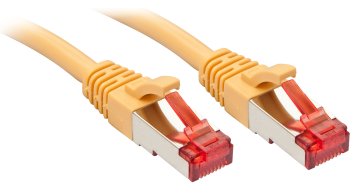 Lindy Rj45/Rj45 Cat6 2m cavo di rete Giallo S/FTP (S-STP)