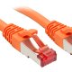 Lindy Rj45/Rj45 Cat6 0.3m cavo di rete Arancione 0,3 m S/FTP (S-STP) 2