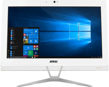 MSI Pro 20EXTS 8GL-053XEU All-in-One PC Intel® Celeron® N4000 49,5 cm (19.5") 1600 x 900 Pixel Touch screen PC All-in-one 8 GB DDR4-SDRAM 256 GB SSD FreeDOS Wi-Fi 5 (802.11ac) Bianco