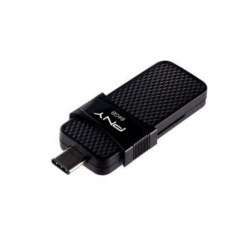 PNY Duo Link unità flash USB 64 GB USB Type-A / USB Type-C 3.2 Gen 1 (3.1 Gen 1) Nero