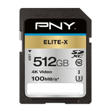 PNY Elite-X 512 GB SDXC UHS-I Classe 10