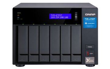 QNAP TVS-672XT NAS Tower Collegamento ethernet LAN Nero