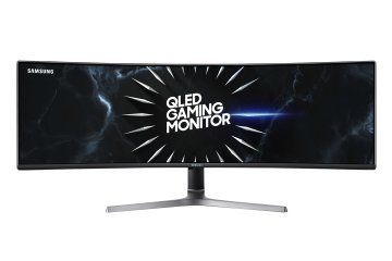 Samsung C49RG90SSU Monitor PC 124,5 cm (49") 5120 x 1440 Pixel UltraWide Dual Quad HD QLED Grigio