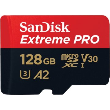 SanDisk 128GB Extreme Pro microSDXC Classe 10