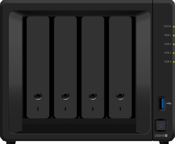 Synology DiskStation DS918+ server NAS e di archiviazione Desktop Collegamento ethernet LAN Nero J3455
