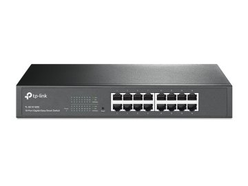 TP-Link TL-SG1016DE Gestito L2 Gigabit Ethernet (10/100/1000) 1U Nero