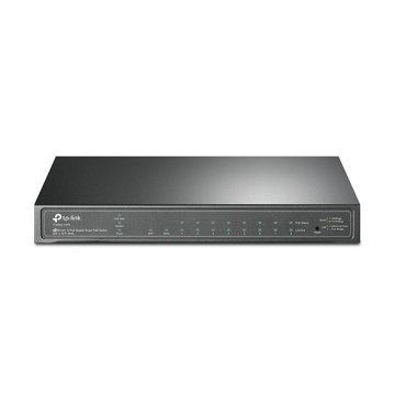 TP-Link T1500G-10PS(TL-SG2210P) Gestito L2 Gigabit Ethernet (10/100/1000) Supporto Power over Ethernet (PoE) Nero