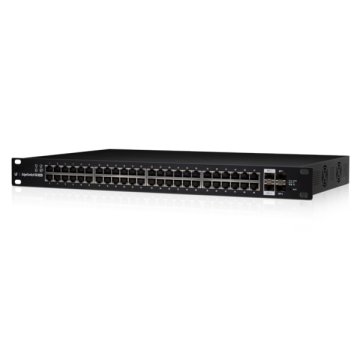 Ubiquiti EdgeSwitch 48 750W Gestito L2/L3 Gigabit Ethernet (10/100/1000) Supporto Power over Ethernet (PoE) 1U Nero